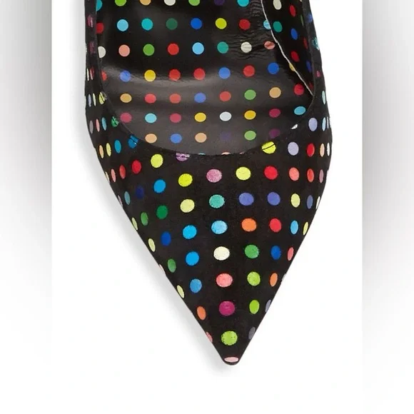 Christian Louboutin Hot Chick 100 Polka Dot Suede Pumps Size 41 - Picture 4 of 12
